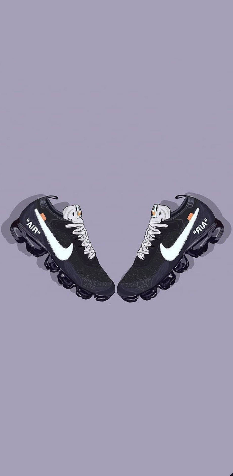 Sneaker Off-White Nike Vapormax Wallpaper