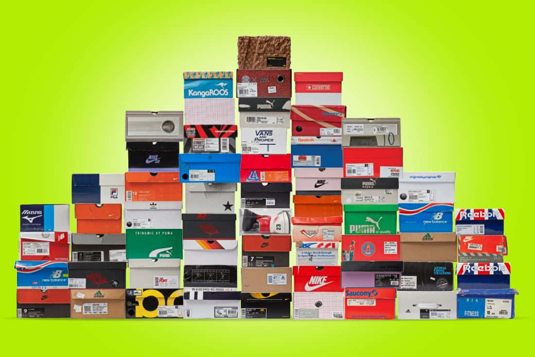 Elevesua Coleção De Sapatos Com Uma Ampla Variedade De Tênis! Papel de Parede