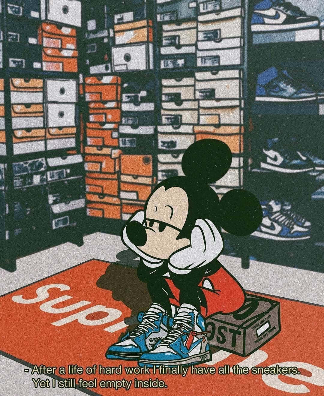 Mickeymouse Sneakerhead Can Be Translated To Spanish As 