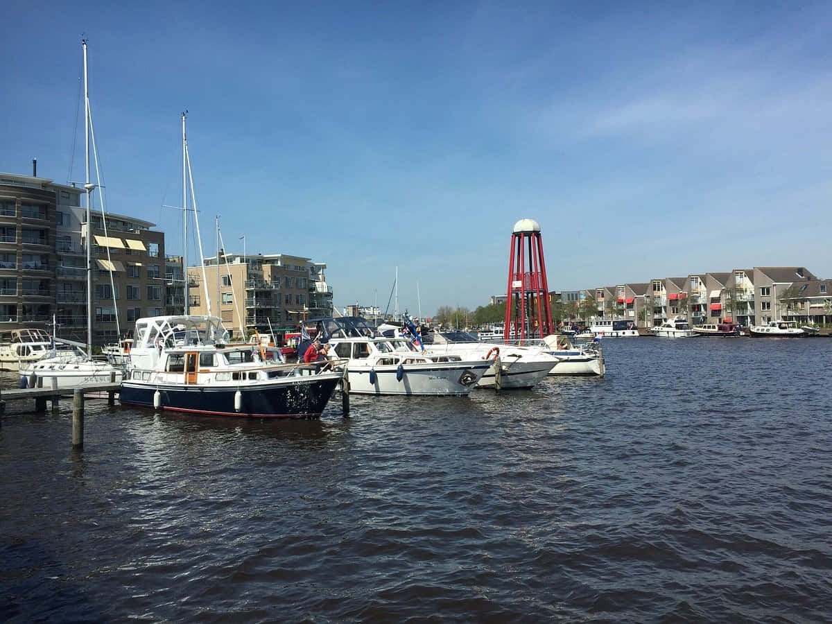 Sneek Waterpoort Marina View.jpg Wallpaper