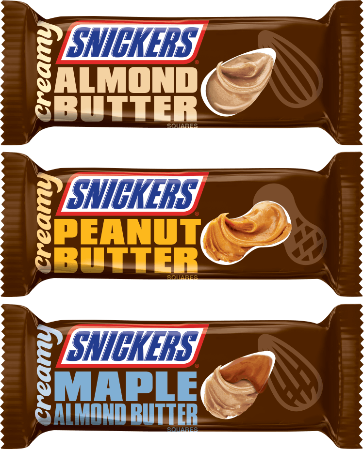 Snickers Creamy Butter Varieties PNG