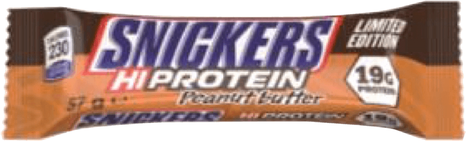 Snickers Hi Protein Peanut Butter Bar PNG