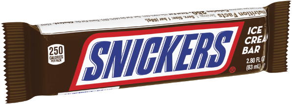 Snickers Ice Cream Bar Packaging PNG