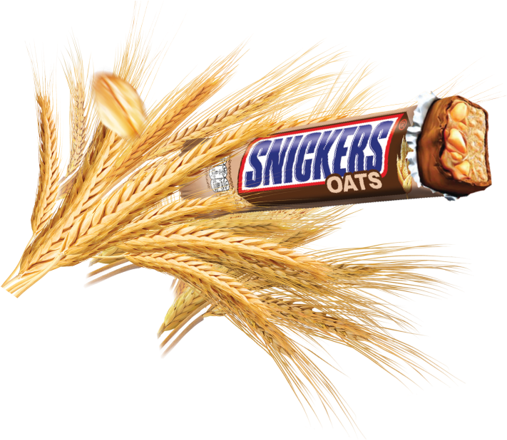 Snickers Oats Barwith Wheat Stalks PNG