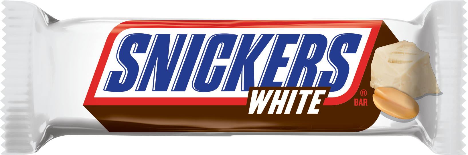 Snickers White Chocolate Bar Packaging PNG