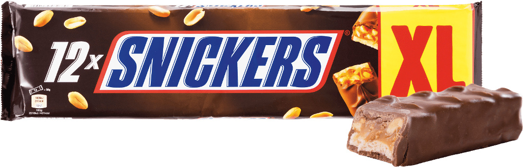 Snickers X L Packand Bar PNG