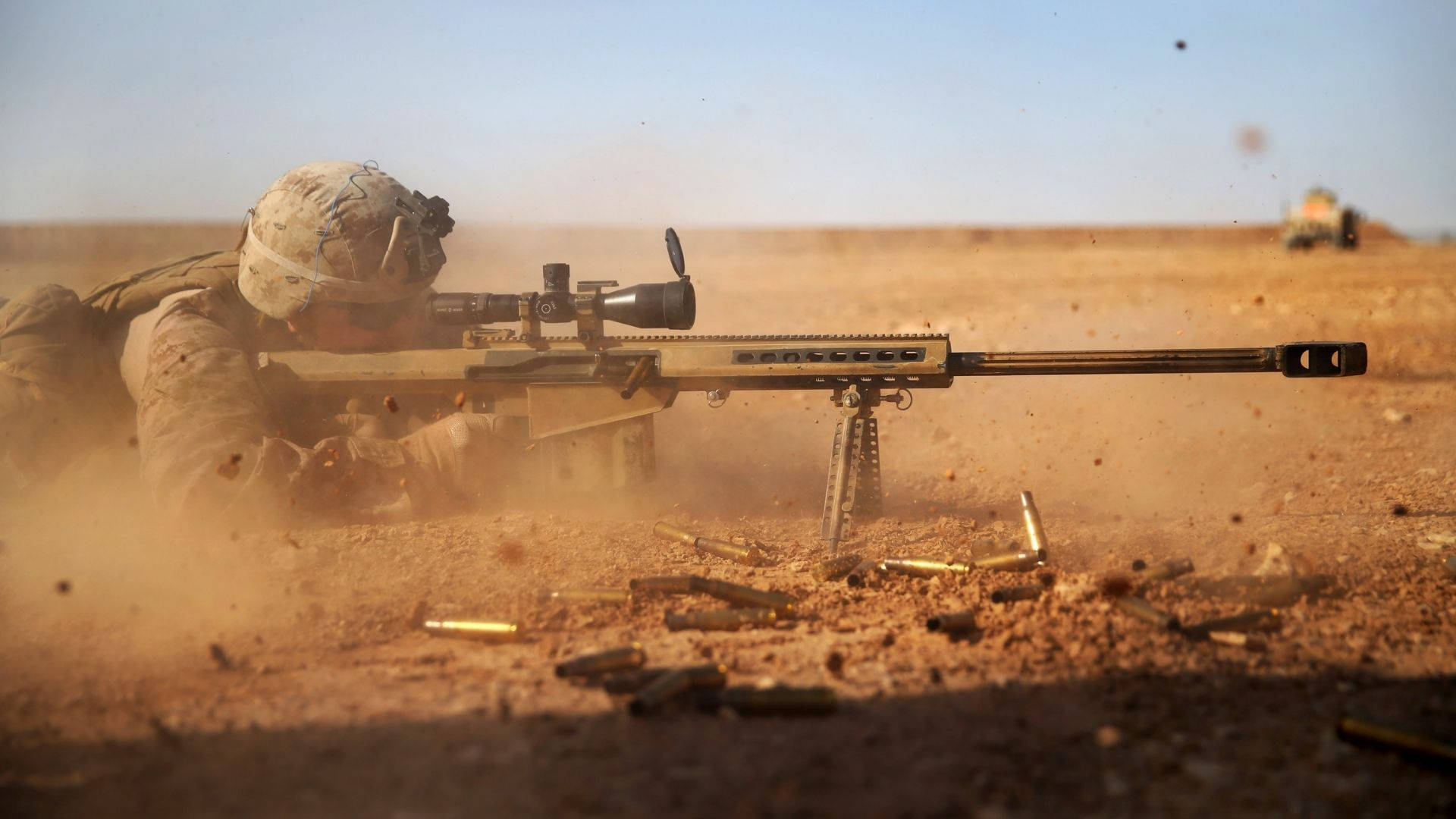 Sniper Desert Soldier Wallpaper