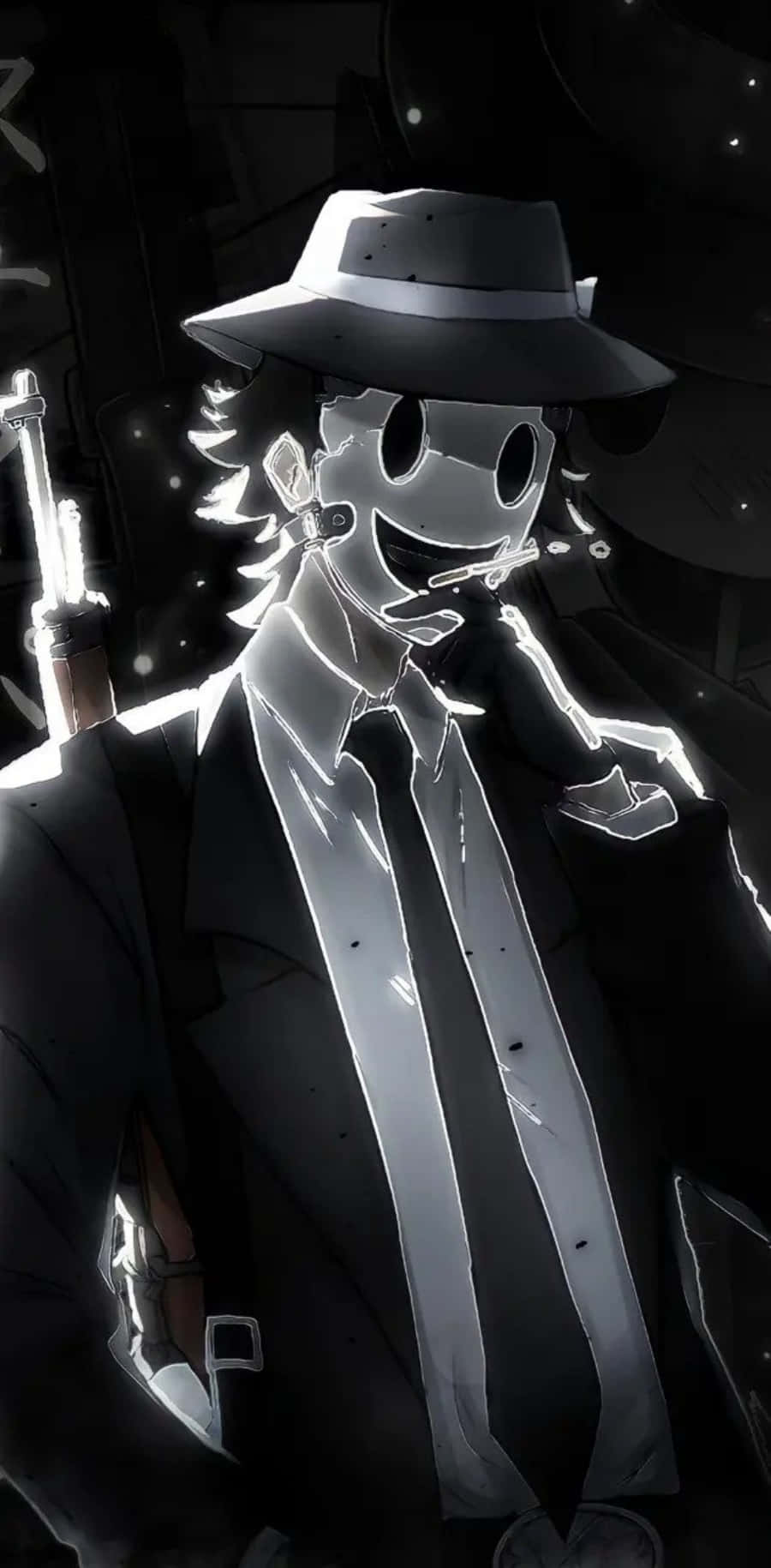 Sniper Mask Anime Character Silhouette Wallpaper