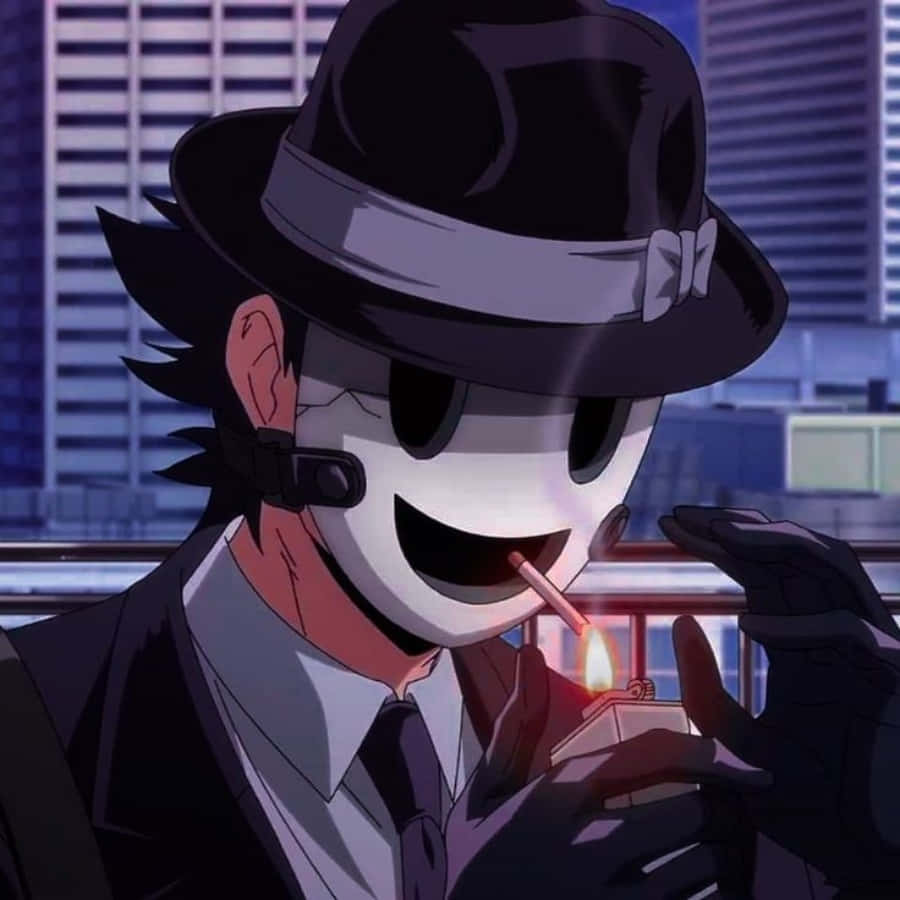Sniper Mask Lighting Cigarette Anime Wallpaper