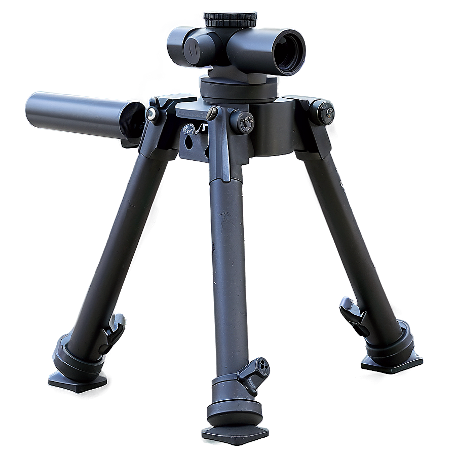 Sniper Rifle Bipod Stand Png 10 PNG