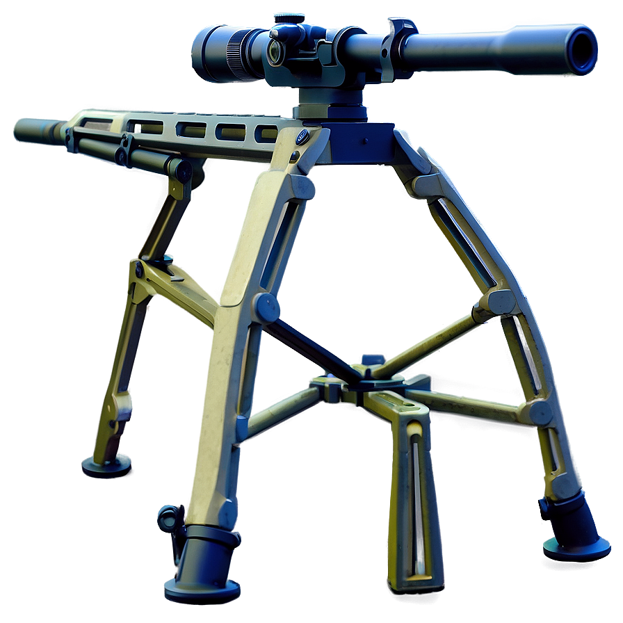 Sniper Rifle Bipod Stand Png Kjd40 PNG