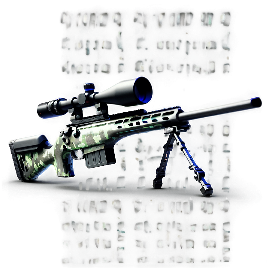 Sniper Rifle In Urban Camo Png 53 PNG