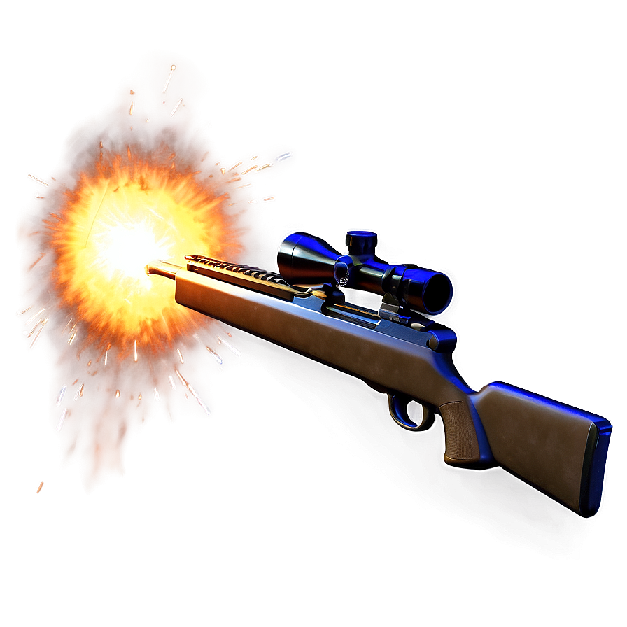 Download Sniper Rifle Muzzle Flash Png Deu | Wallpapers.com