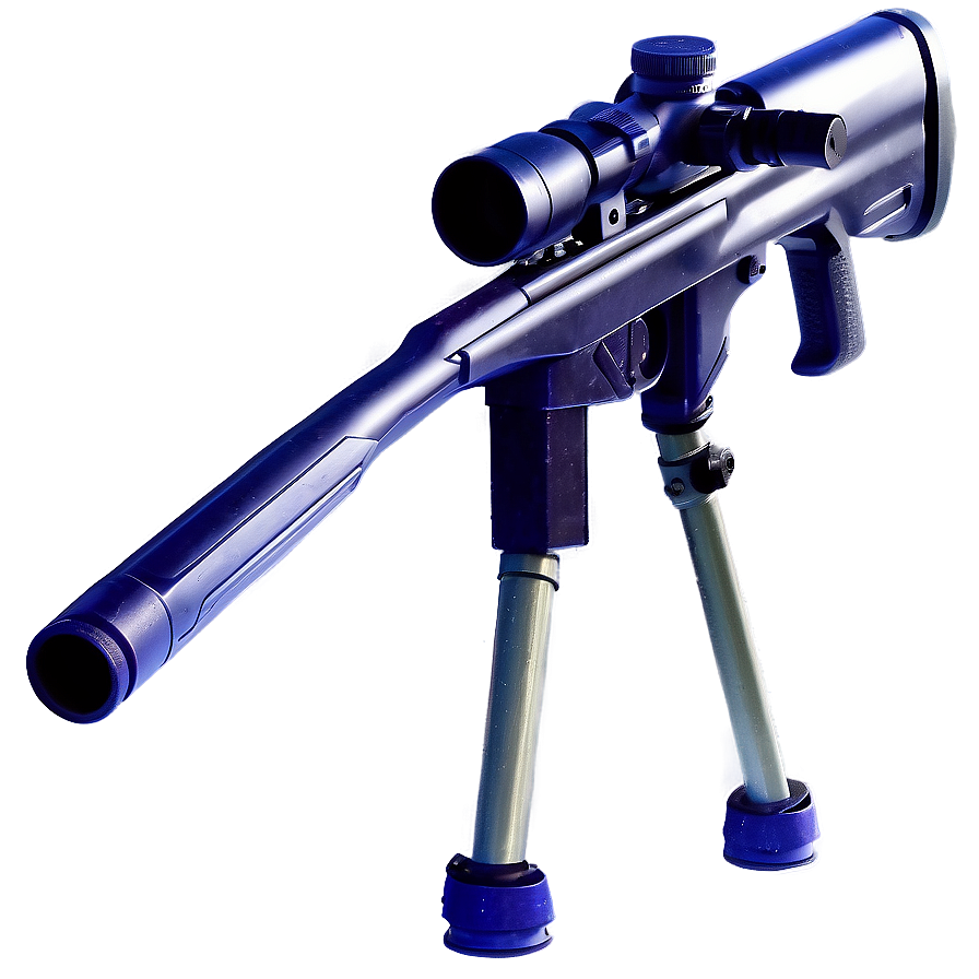 Sniper Rifle On Tripod Png Itb50 PNG