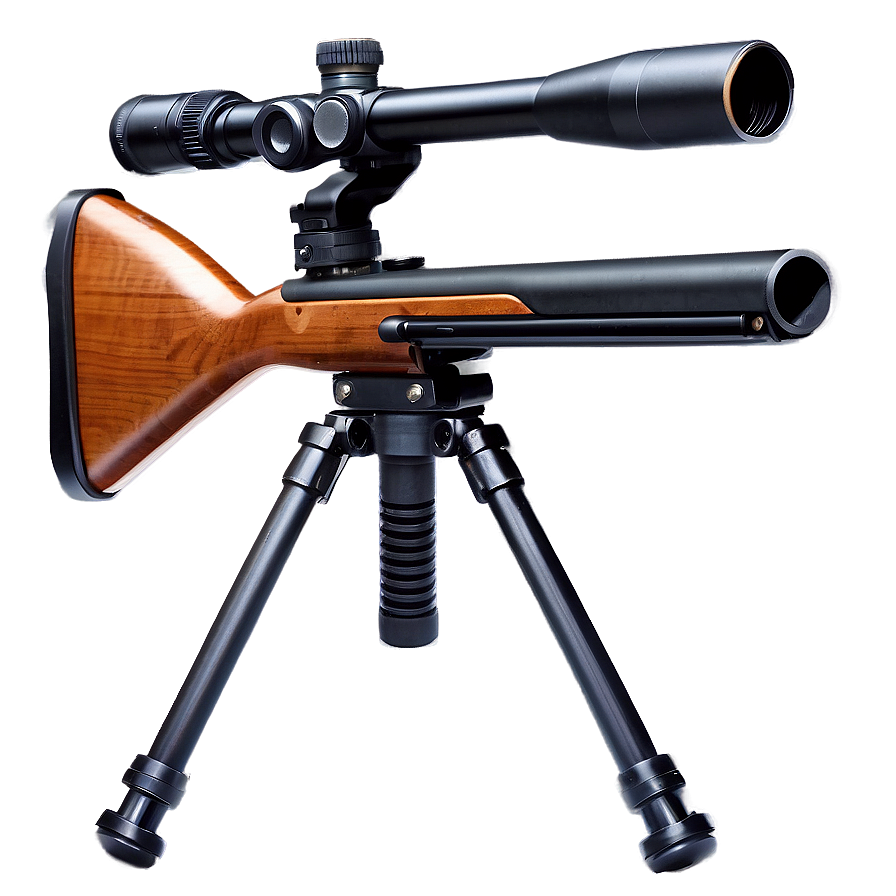 Sniper Rifle On Tripod Png Vqq45 PNG