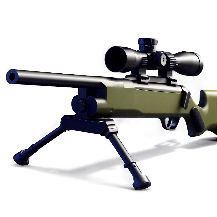 Sniper Rifle On Tripod Png Xbi PNG