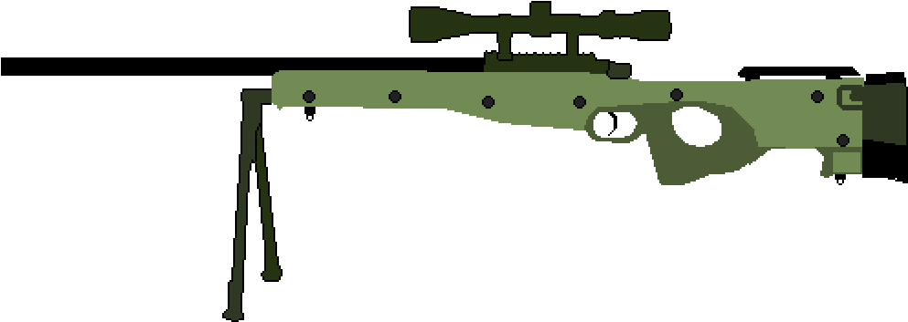 Sniper Rifle Silhouette PNG
