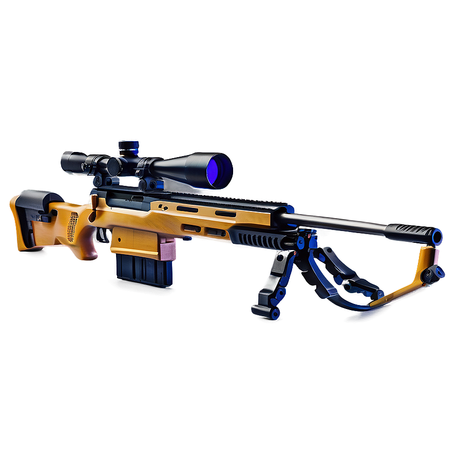 Sniper Rifle With Bipod Png Xiq49 PNG