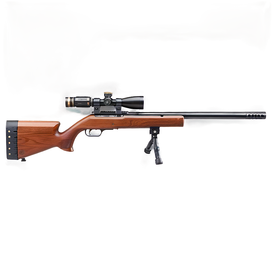 Sniper Rifle With Monopod Png Hio PNG