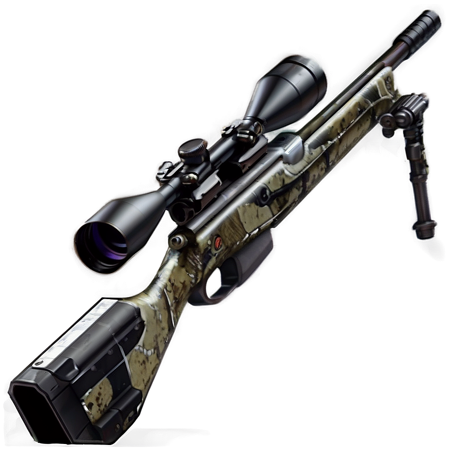 Sniper Rifle With Scope Png 35 PNG