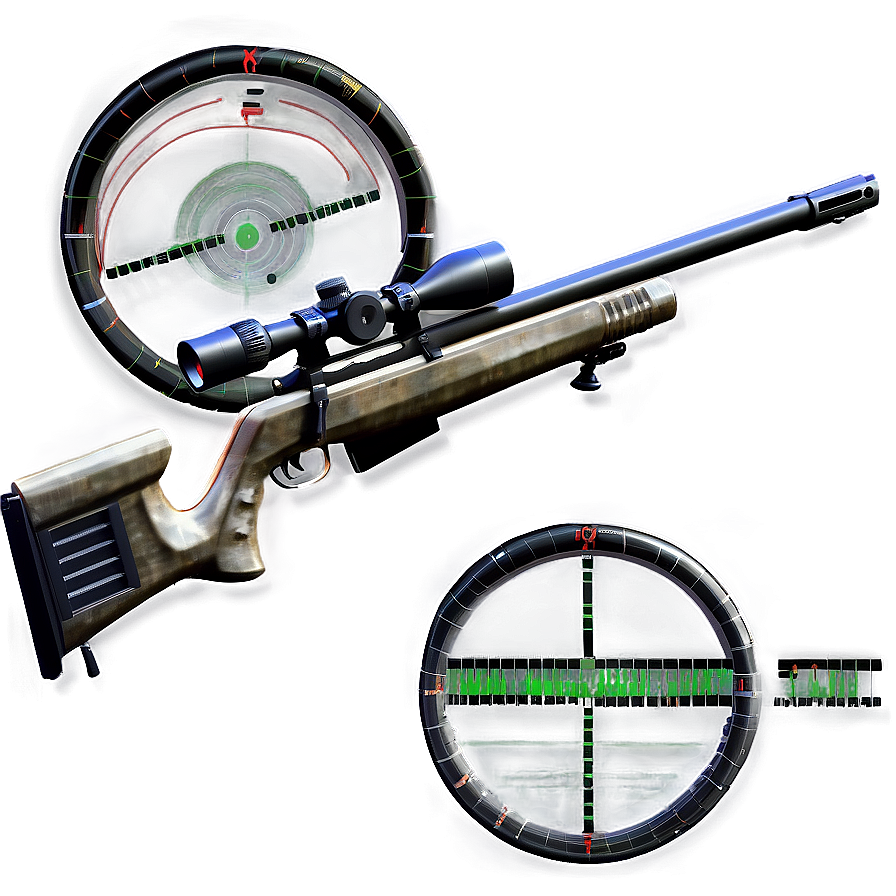 Sniper Rifle With Scope Png Lim23 PNG