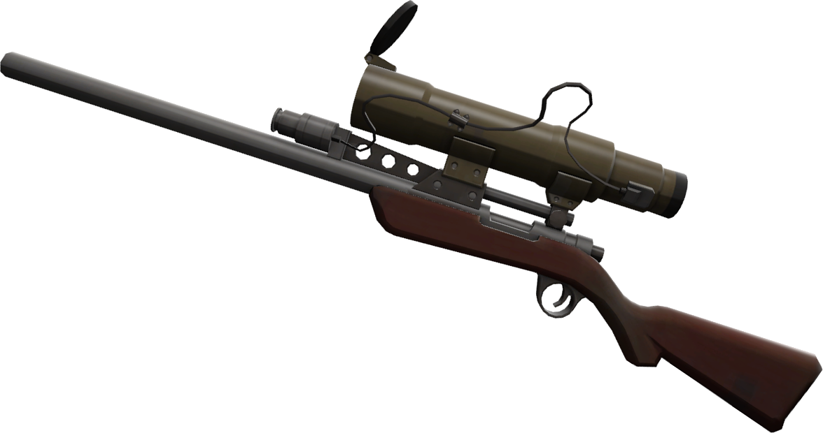 Sniper Riflewith Scope PNG