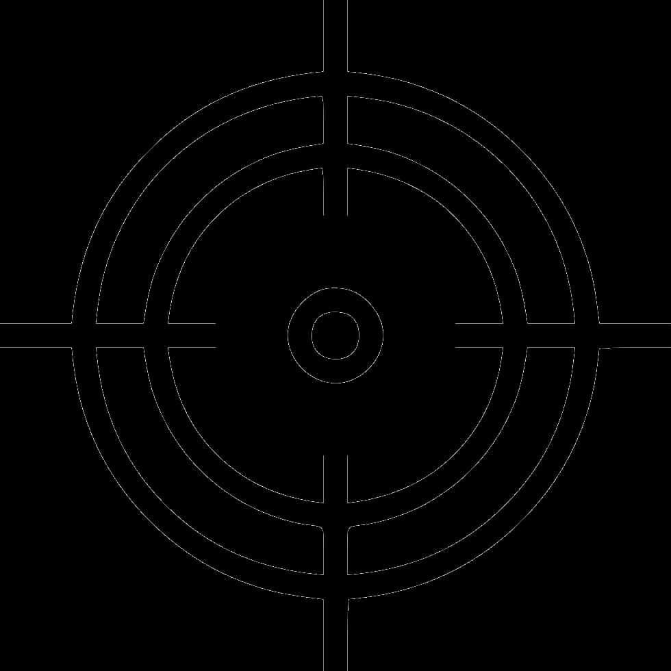 Sniper Scope Crosshair Graphic PNG