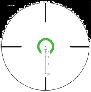 Sniper Scope Crosshair View PNG