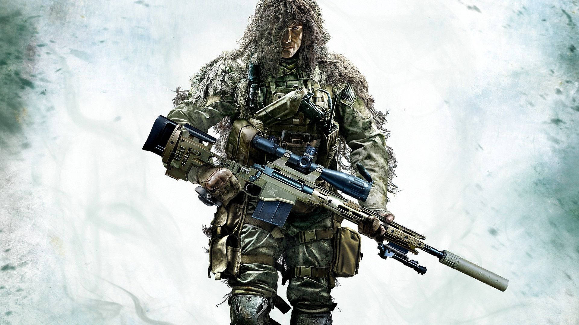 Sniper Soldat I Camouflage Wallpaper
