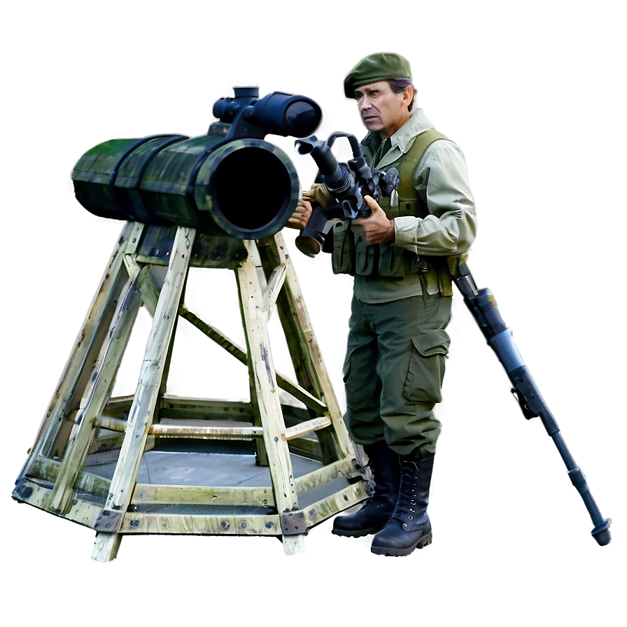 Sniper Watchtower Png 06112024 PNG