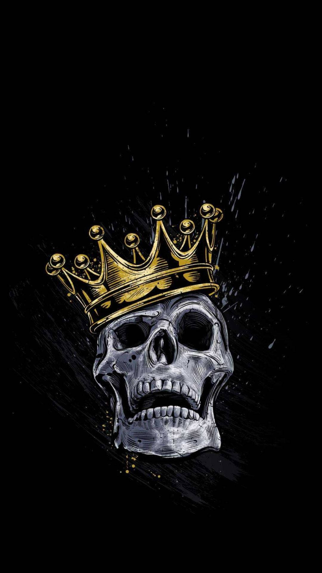 Download Snobbish Skull King Wallpaper 