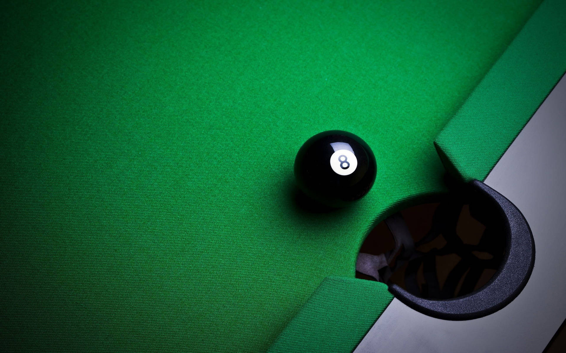 Snooker Ball Near Pocket Wallpaper