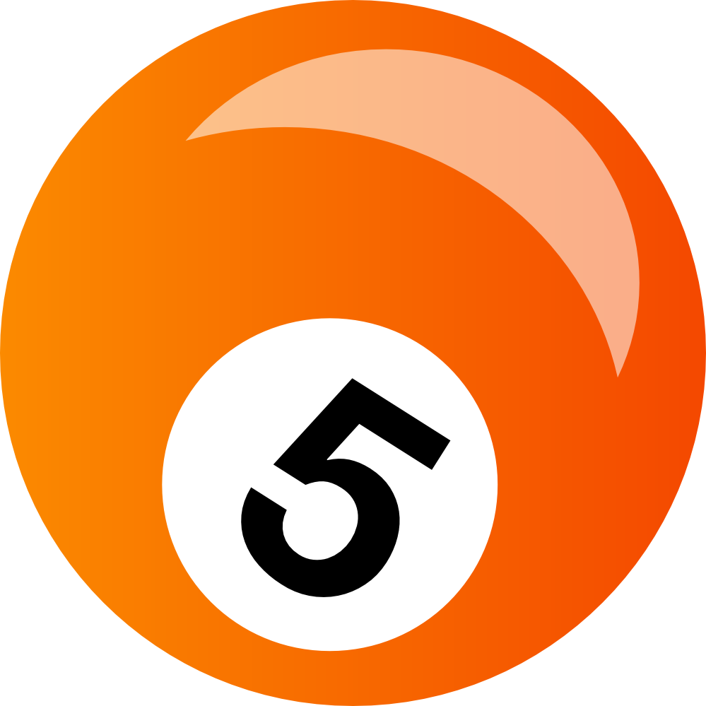 Snooker Orange Ball5 PNG