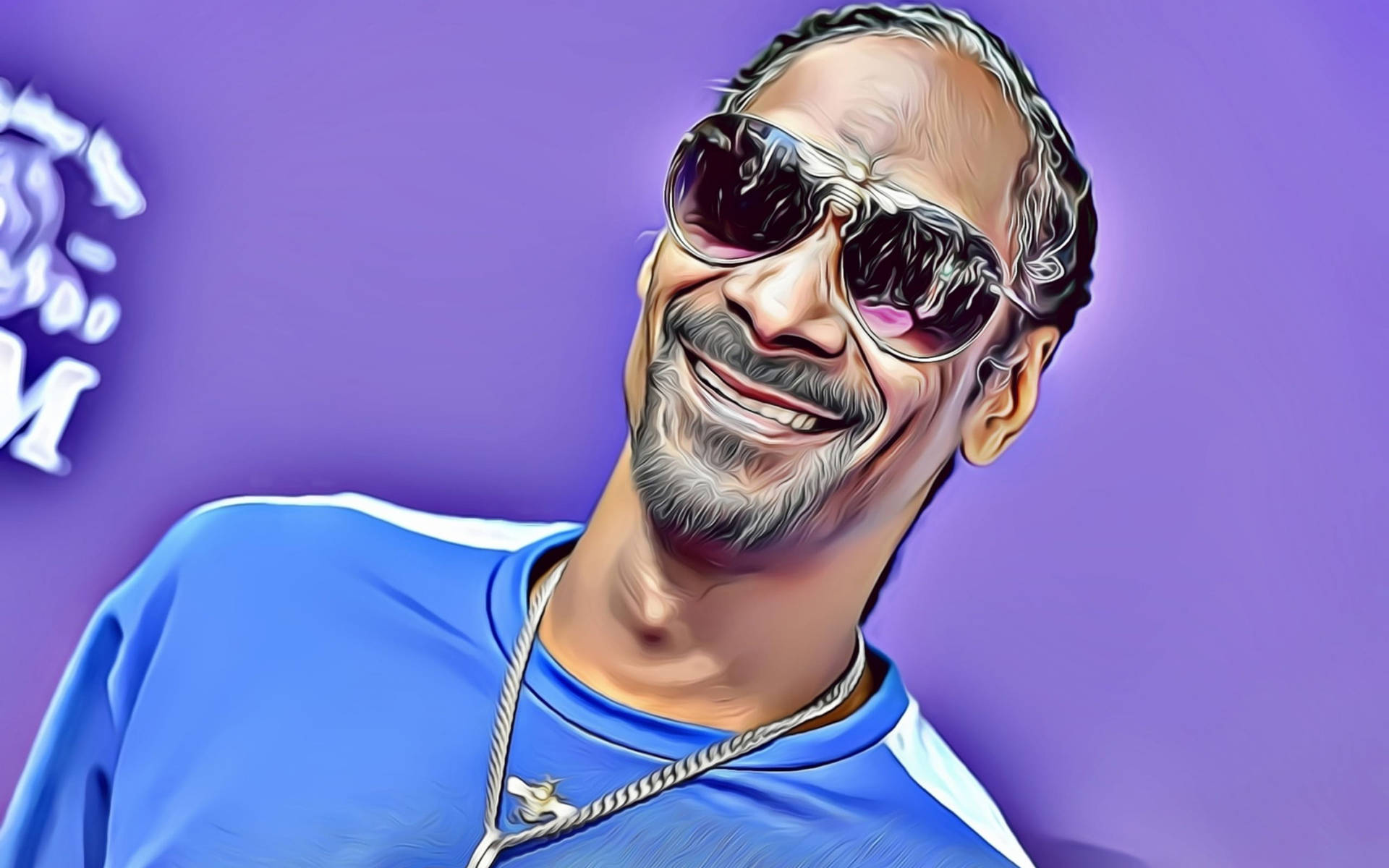 Snoop Dogg Graphic Artwork Wallpaper