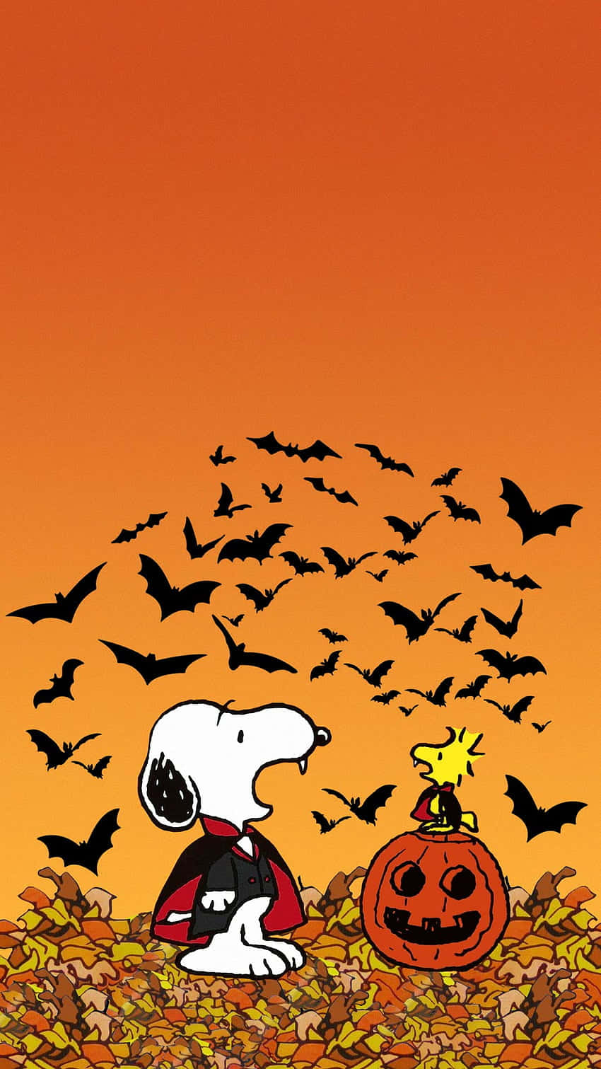 Download Snoopy Autumn Wallpaper 
