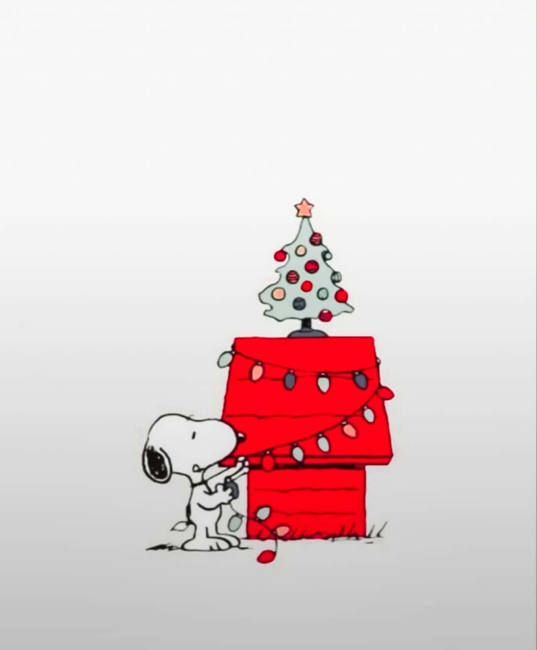 Snoopy Christmas Decoration Wallpaper