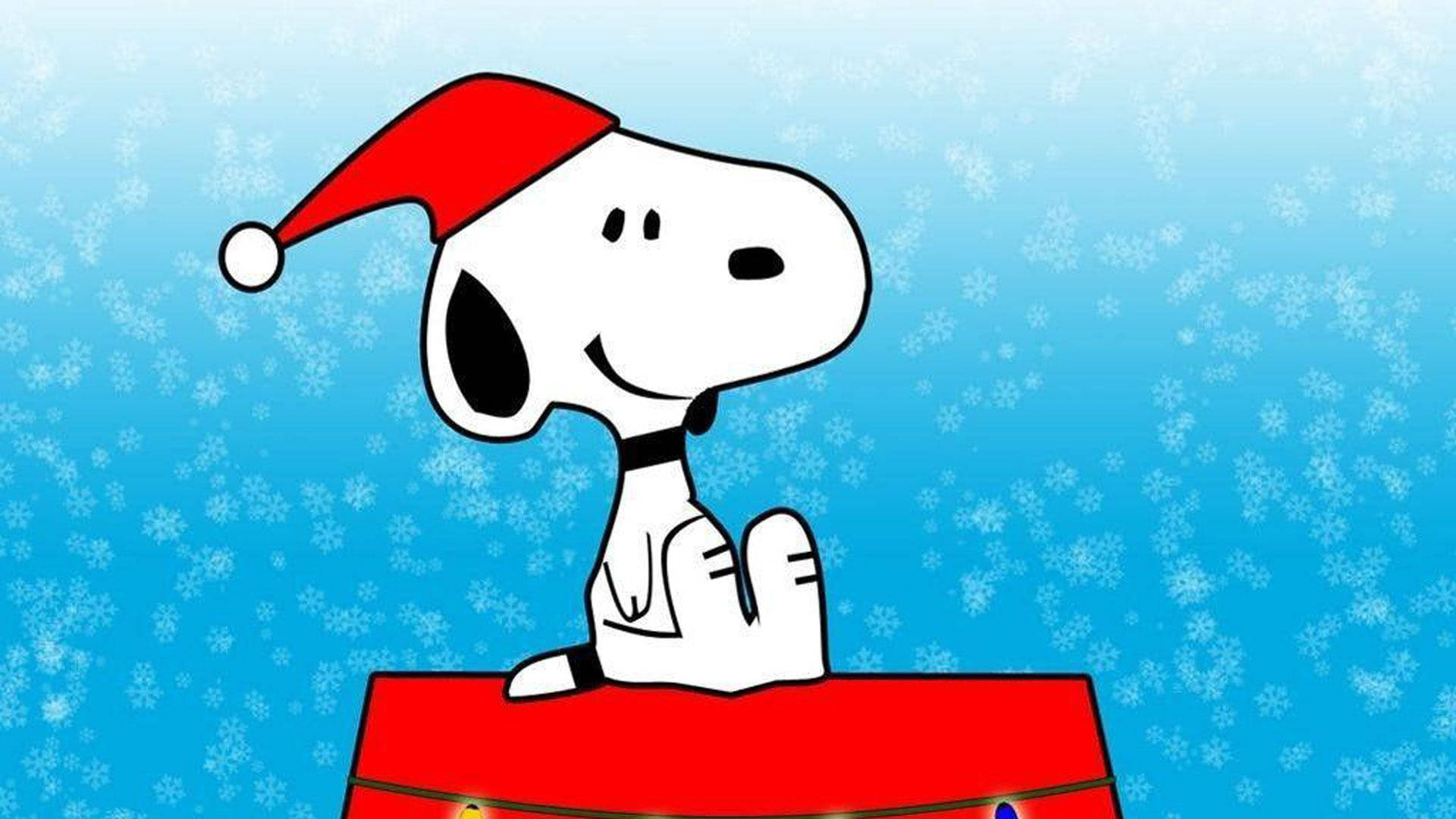 Chapéu De Natal Snoopy Papel de Parede