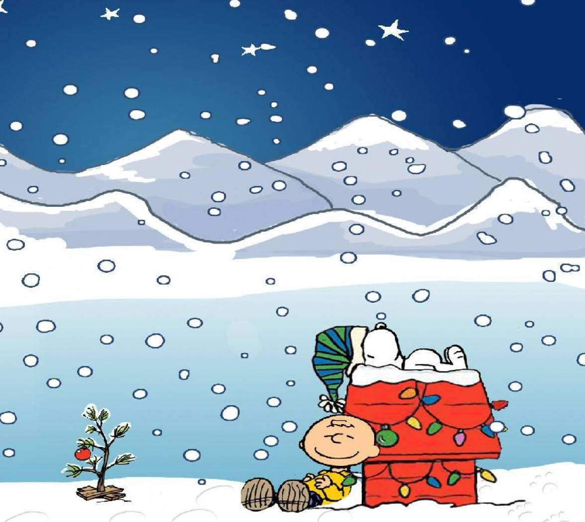 Download Snoopy Christmas Iphone 1176 X 1050 Wallpaper | Wallpapers.com