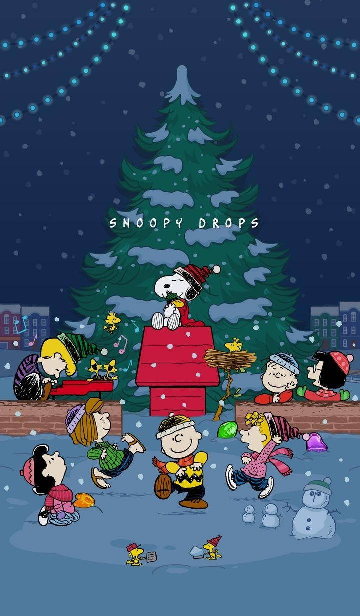 Celebrate the Holidays with Snoopy! Wallpaper