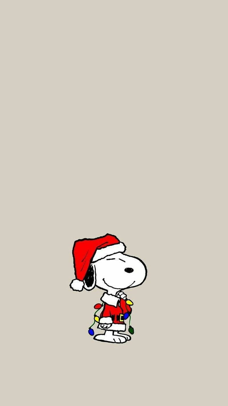 Njutav Den Magiska Julen Med Snoopy På Din Datorskärm Eller Mobilens Bakgrundsbild. Wallpaper