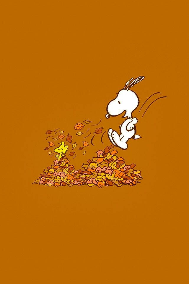 Snoopyär Redo För Halloween! Wallpaper
