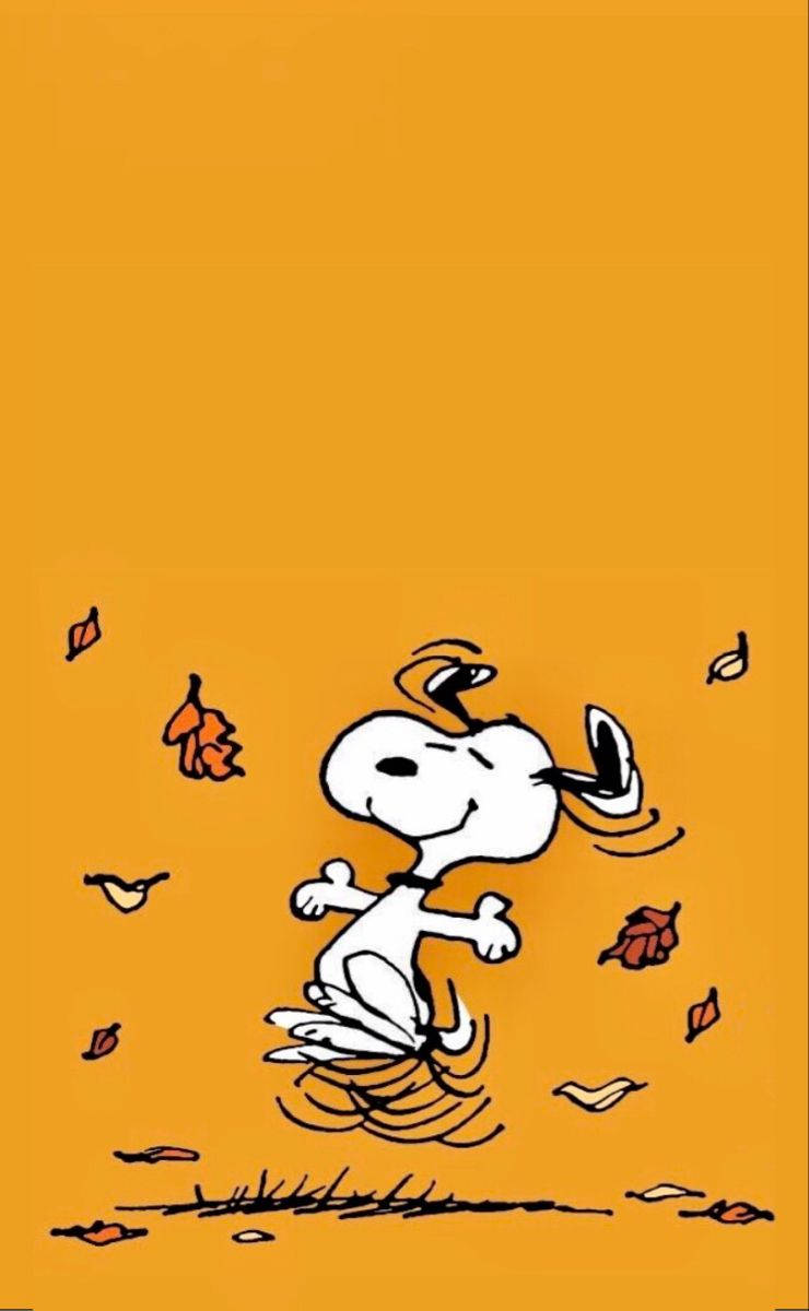 Gør klar til Halloween - flyv med Snoopy! Wallpaper