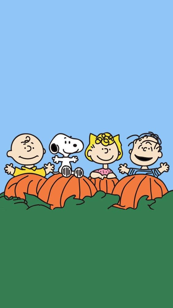 Friends And Snoopy Halloween Wallpaper