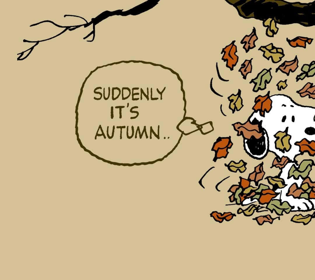 Vær taknemmelige og del glæden - Snoopy Wallpaper