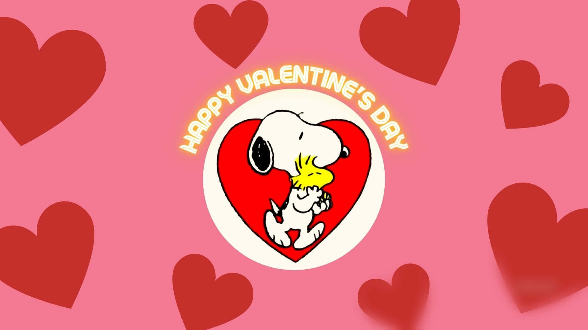 "Love is in the Air with Snoopy" Wallpaper