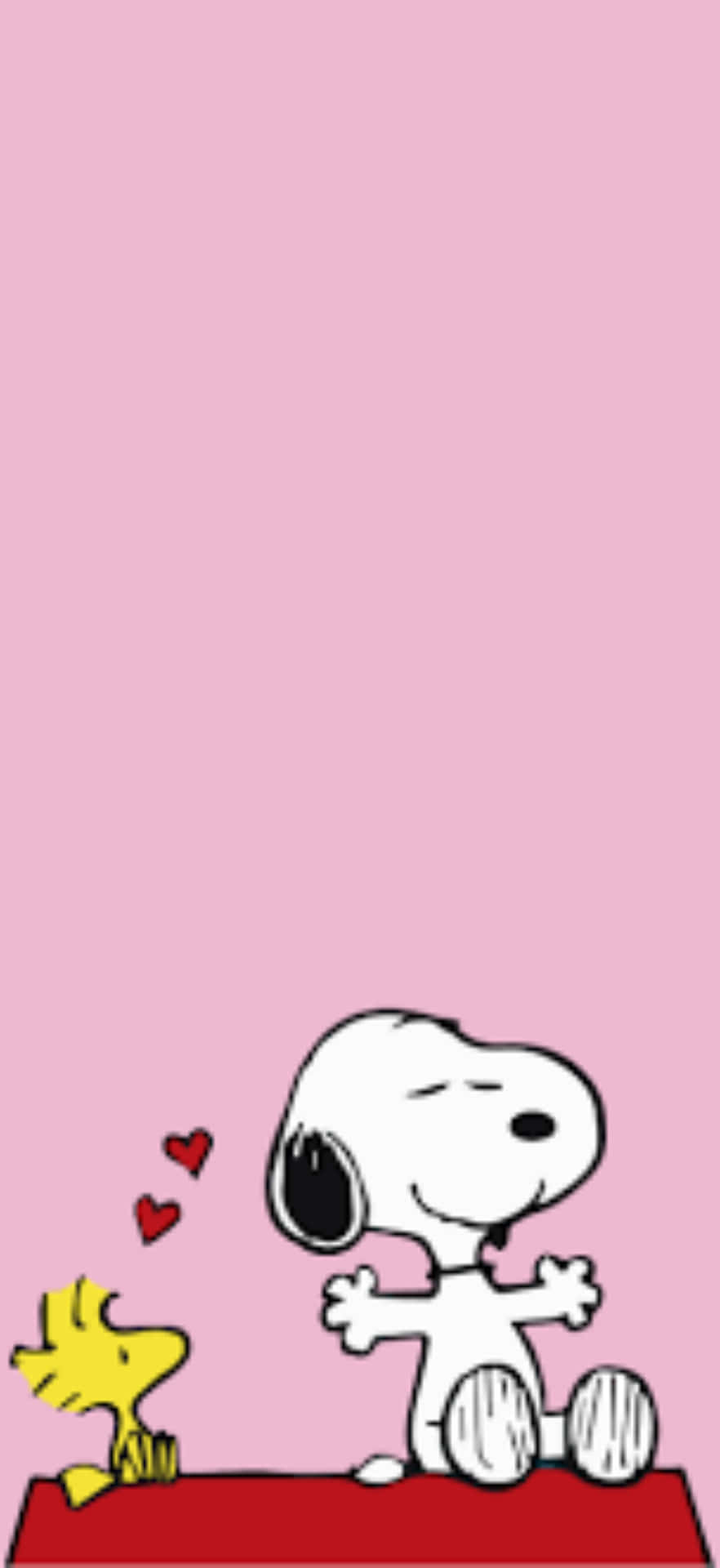 Snoopyfesteggia Il Giorno Di San Valentino Sfondo