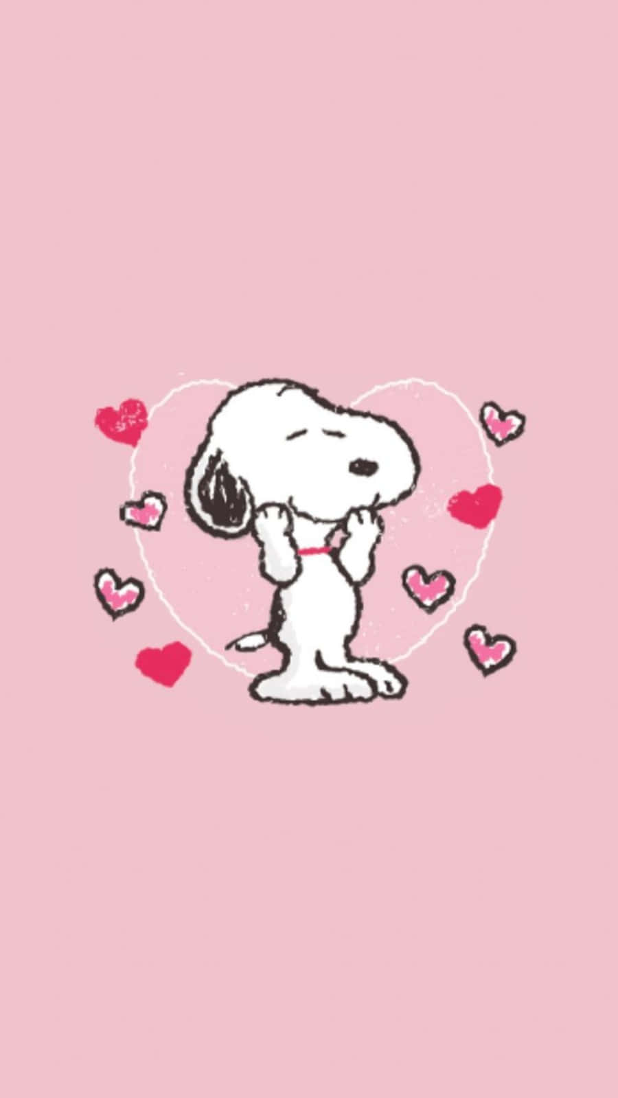 Snoopysendet Seine Liebe An Diesem Valentinstag Wallpaper