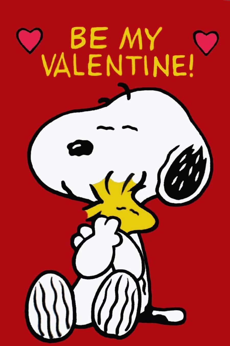 Woodstock,sei Mein Snoopy Valentine. Wallpaper