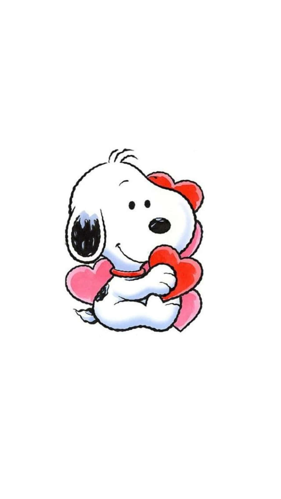 Fejr Valentinsdag med Snoopy! Wallpaper