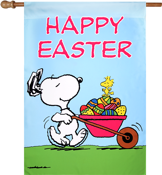 Snoopy Woodstock Easter Celebration PNG